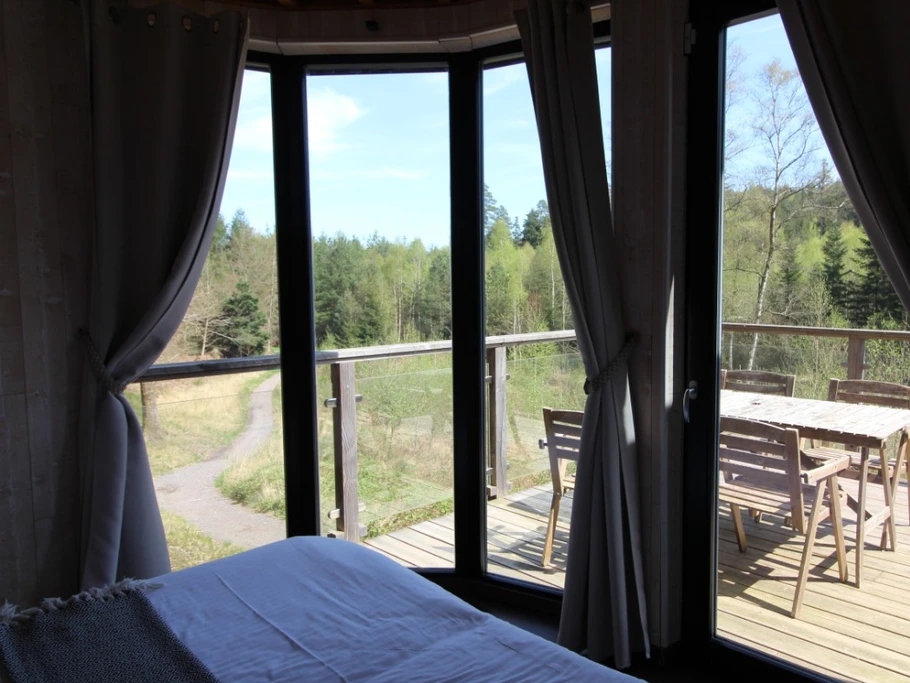 Vue de la première chambre - Sainte-Barbe dans Les Vosges