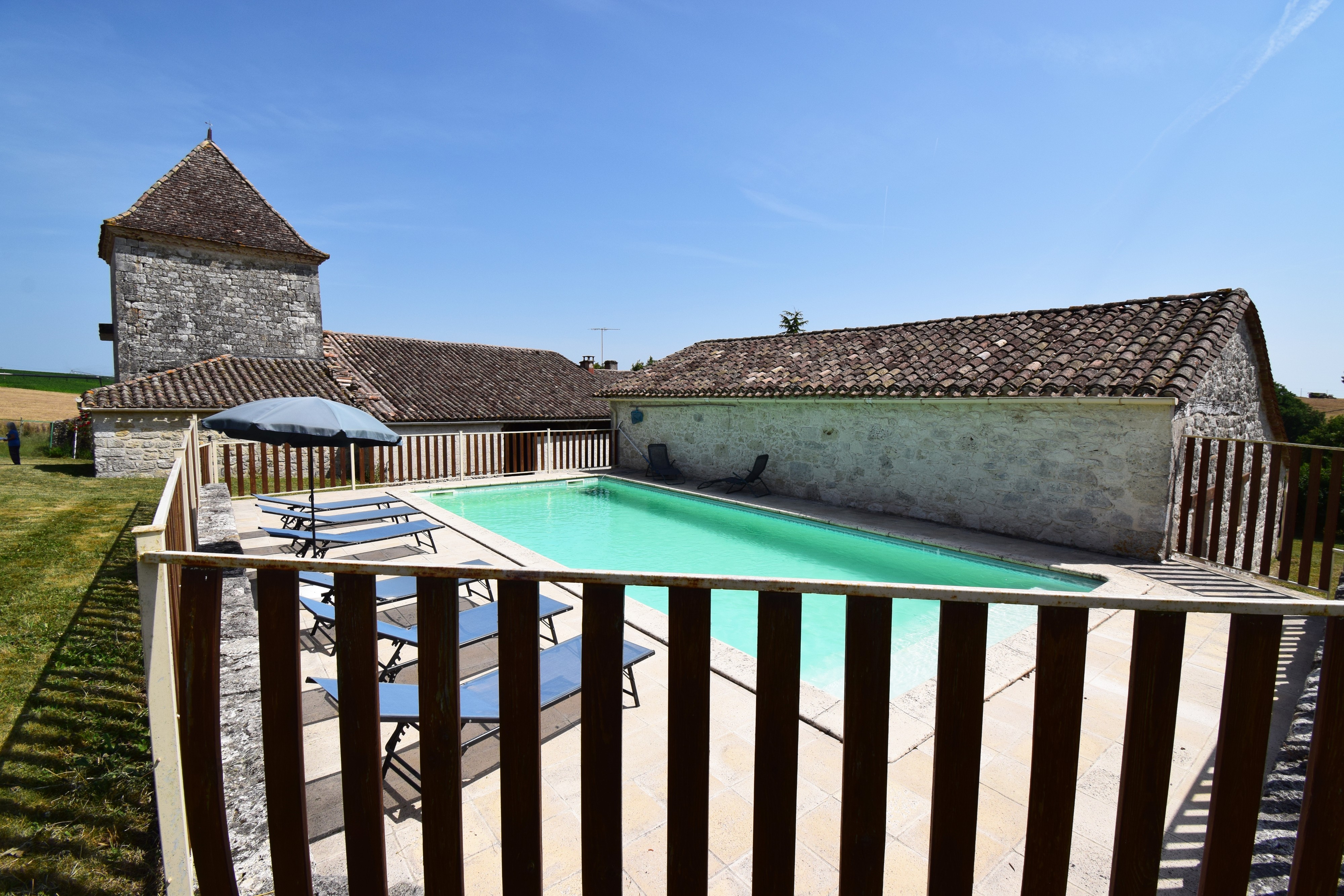 Piscine partagée
