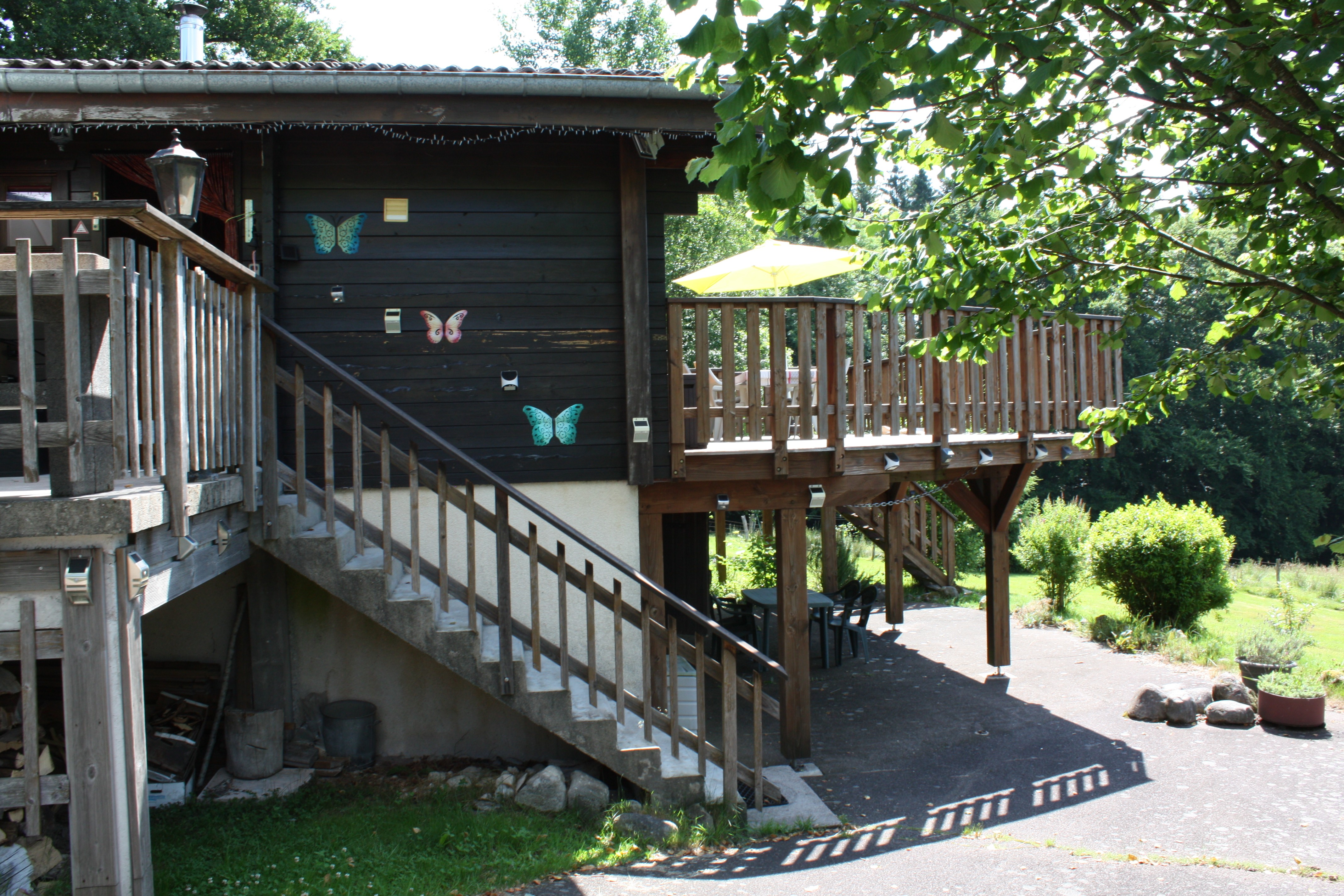 Main entrance to the chalet