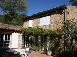 Les portes d'entrées et la treille - maison ancienne restaurée