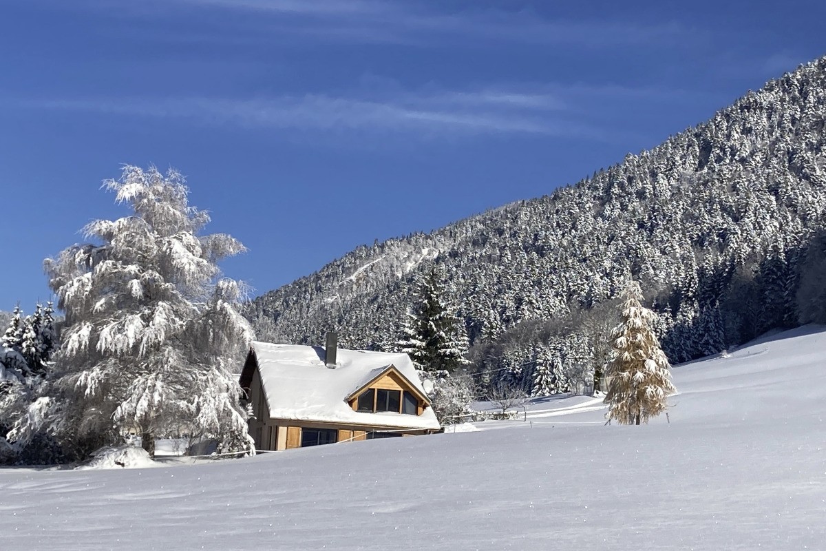 Départ en randonnée depuis le giteLe calme de la montagne