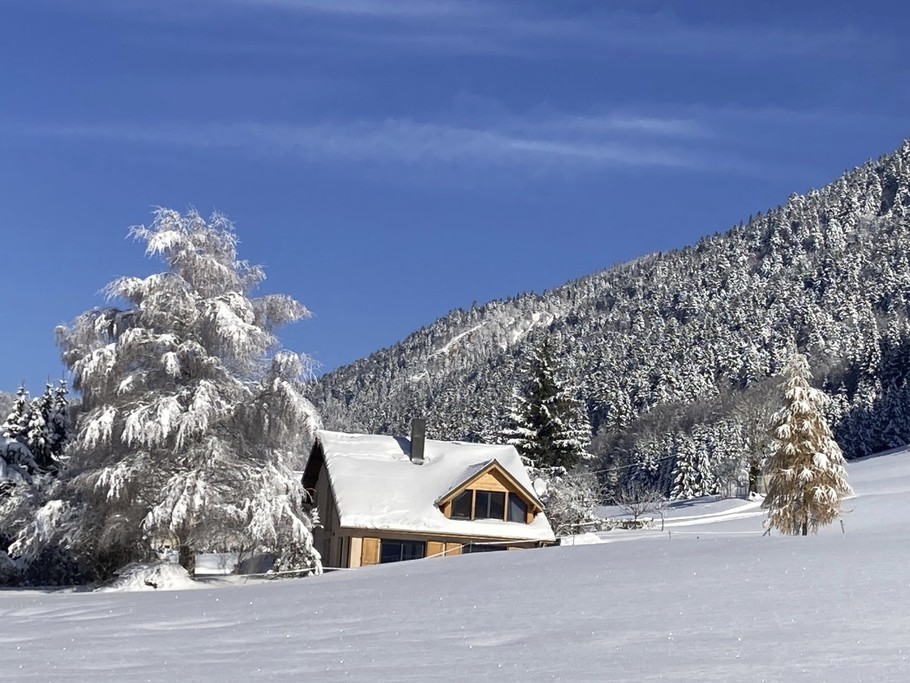 Départ en randonnée depuis le giteLe calme de la montagne