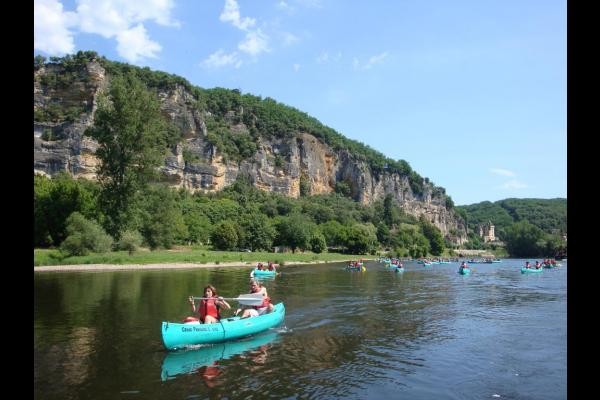 canoé sur la dordogne
