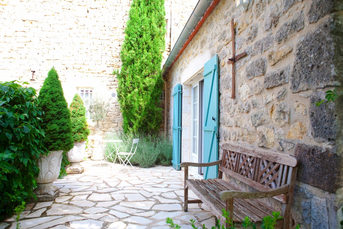 Terrasse de la chambre "Rose"