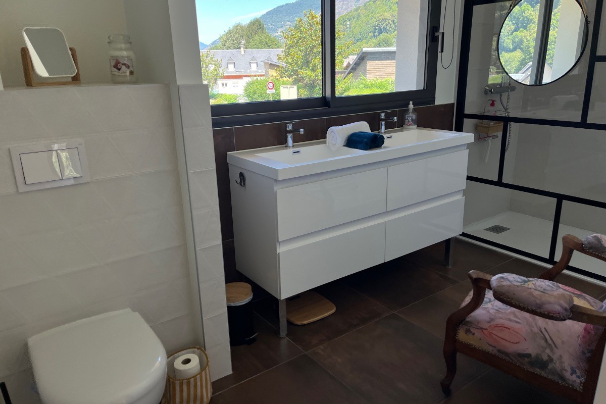 Salle d'eau étage avec WC
