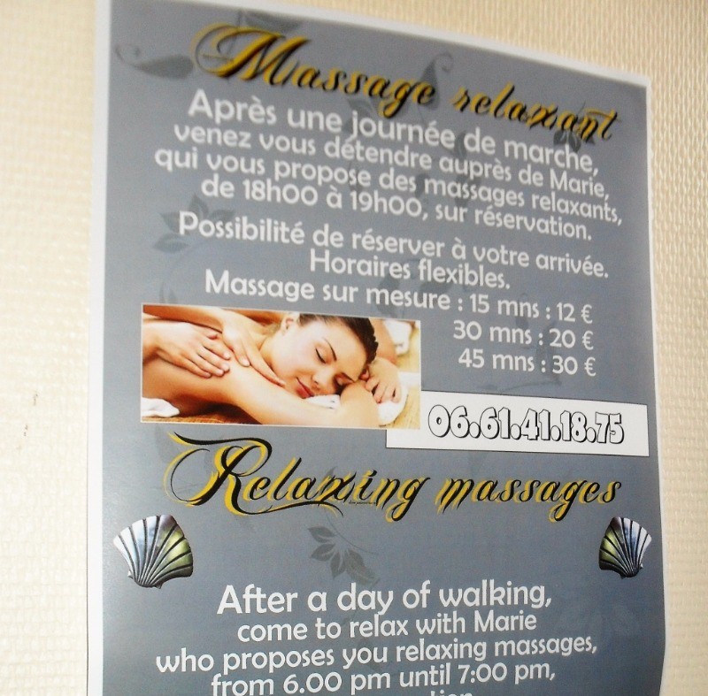 massages relaxants sur demande