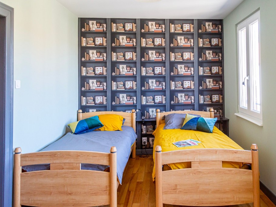 Chambre n°2 communicante 2 lits individuels