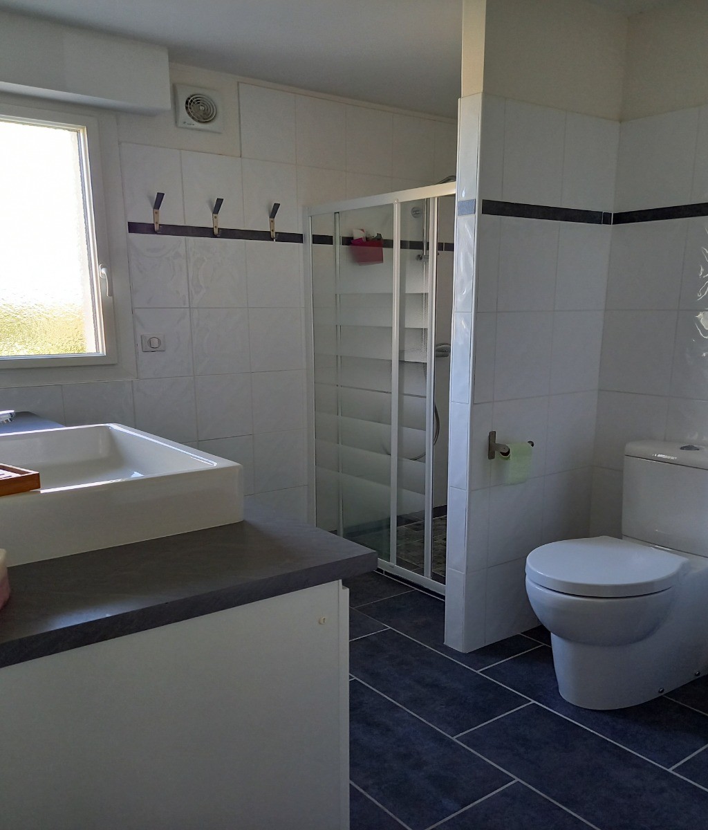 Clévacances - Location 10 personnes - salle de bain - WC - Langueux - Maison avec jacuzzi