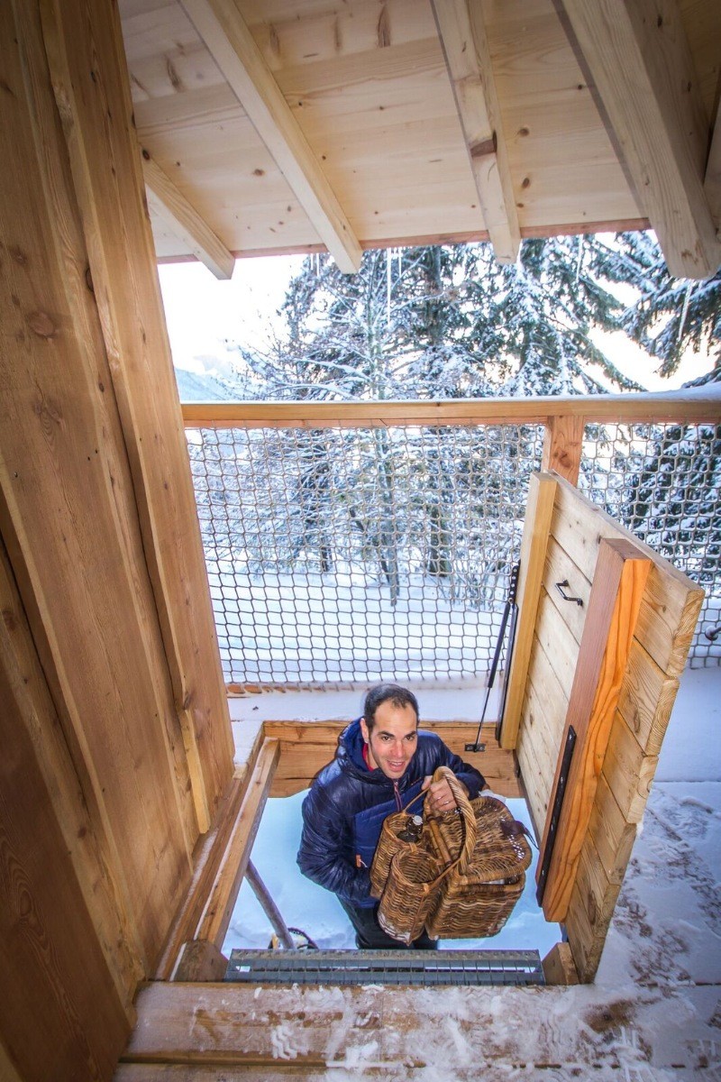 Thérence, le gérant des cabanes Chartreuse