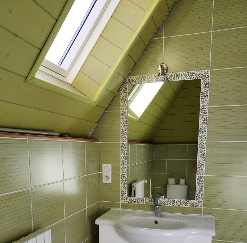 la salle de bain.