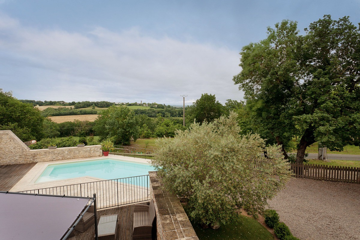 Vue sur le cadre environnant ...