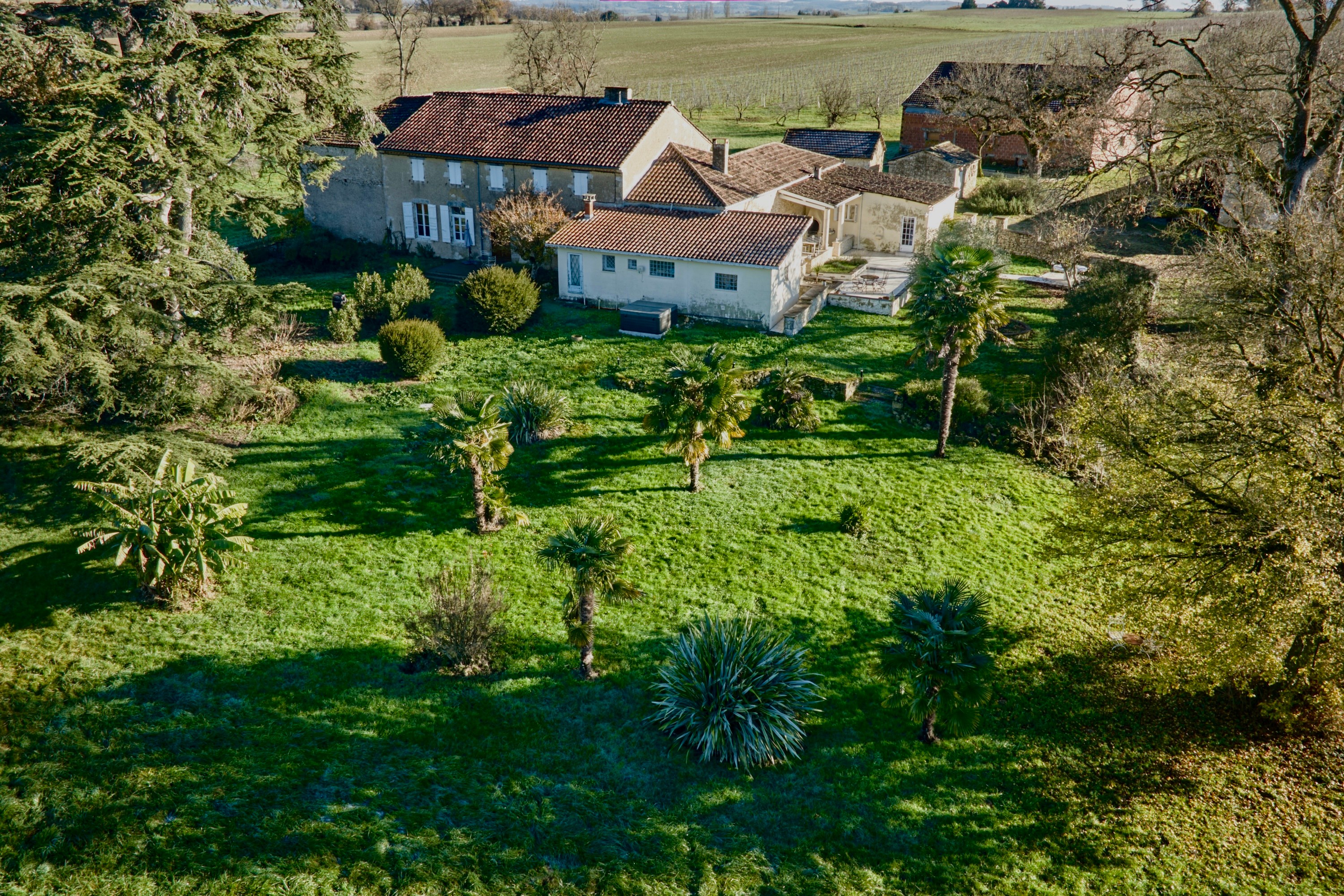 Vue aérienne du Clos Boissière