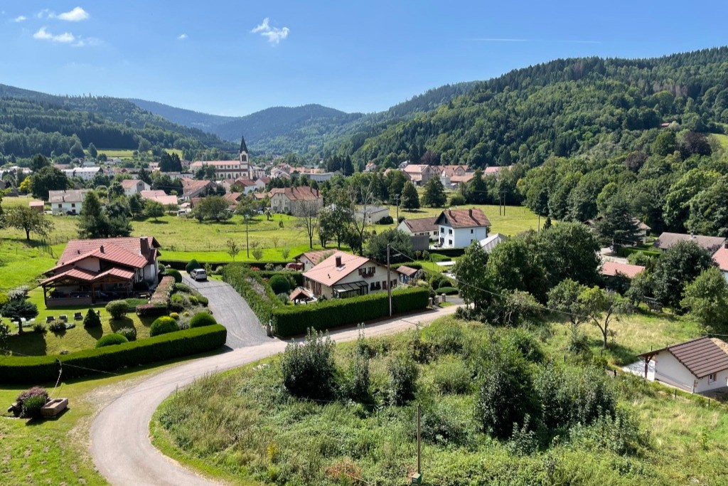 Le village, vue du gite - Gite vert, domaine de Granit