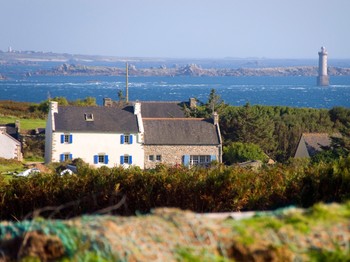 L'ile de Ouessant au large de la mer d'Iroise