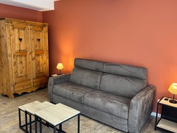 Salon, canapé convertible grand confort en 160