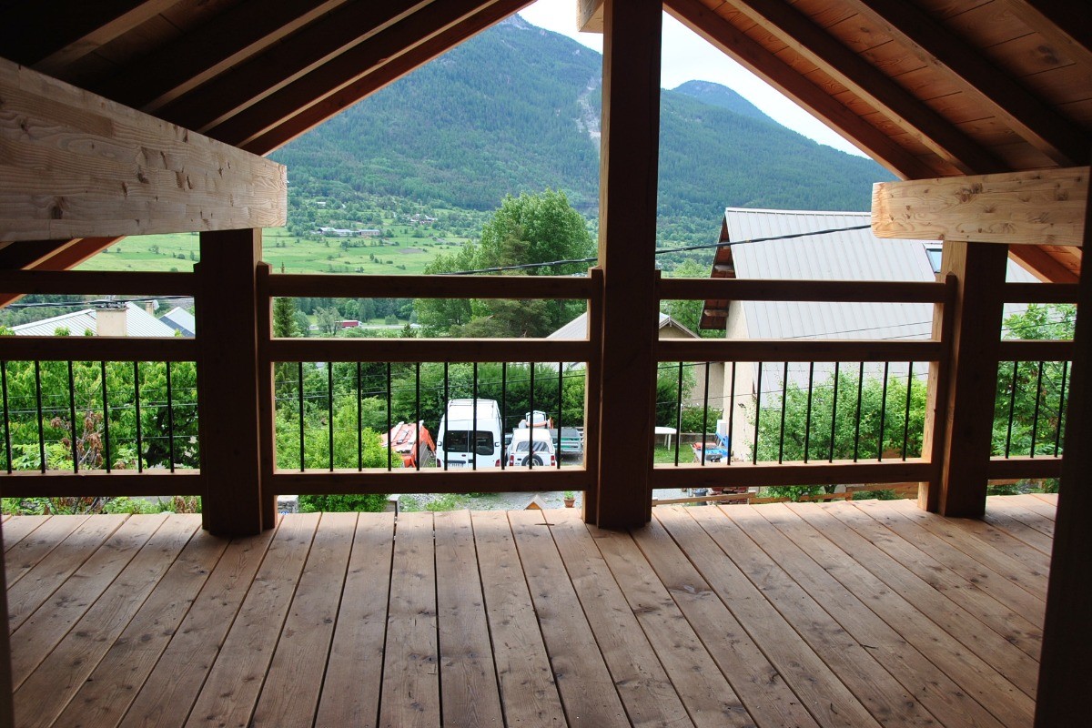 terrasse à l'étage