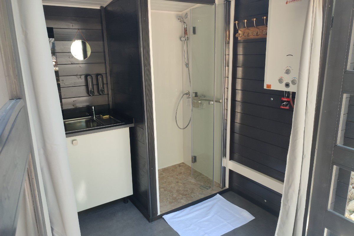 La douche intérieure