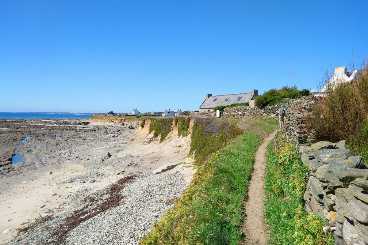 Randonnée sur le GR34 à Plozévet