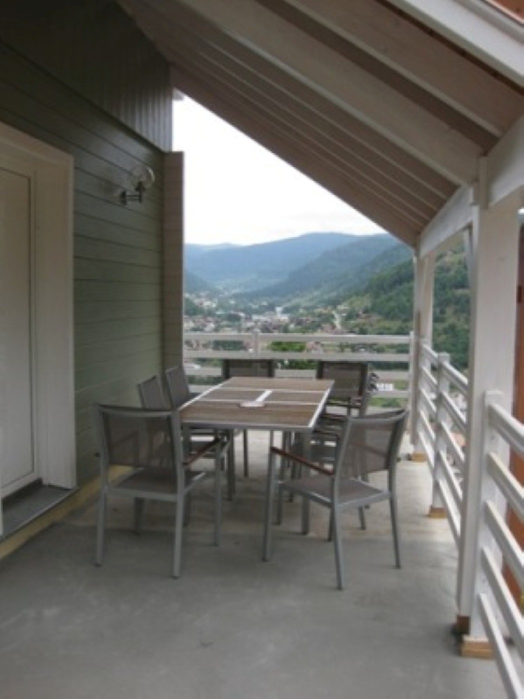 Terrasse -  Le Chalet Vert, 1er étage, à La Bresse