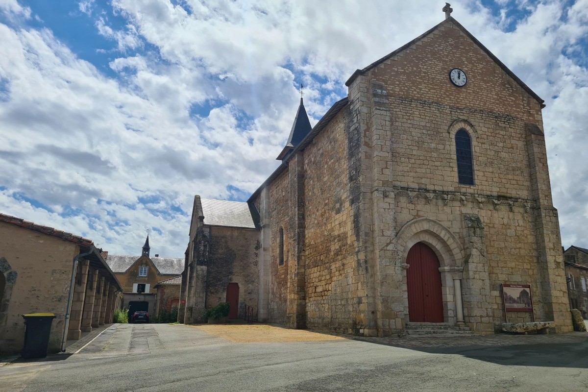 L'église de Marnay, en Vienne