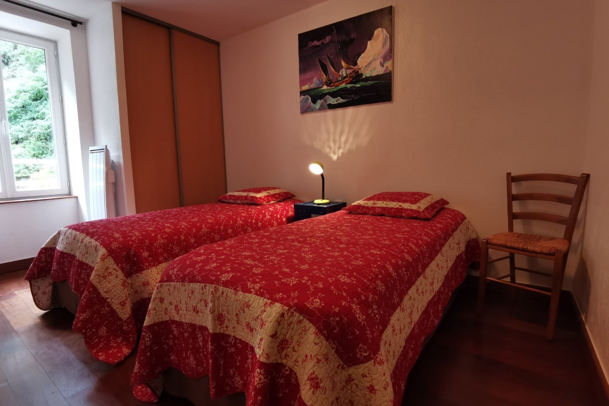 Chambre avec 2 lits 80