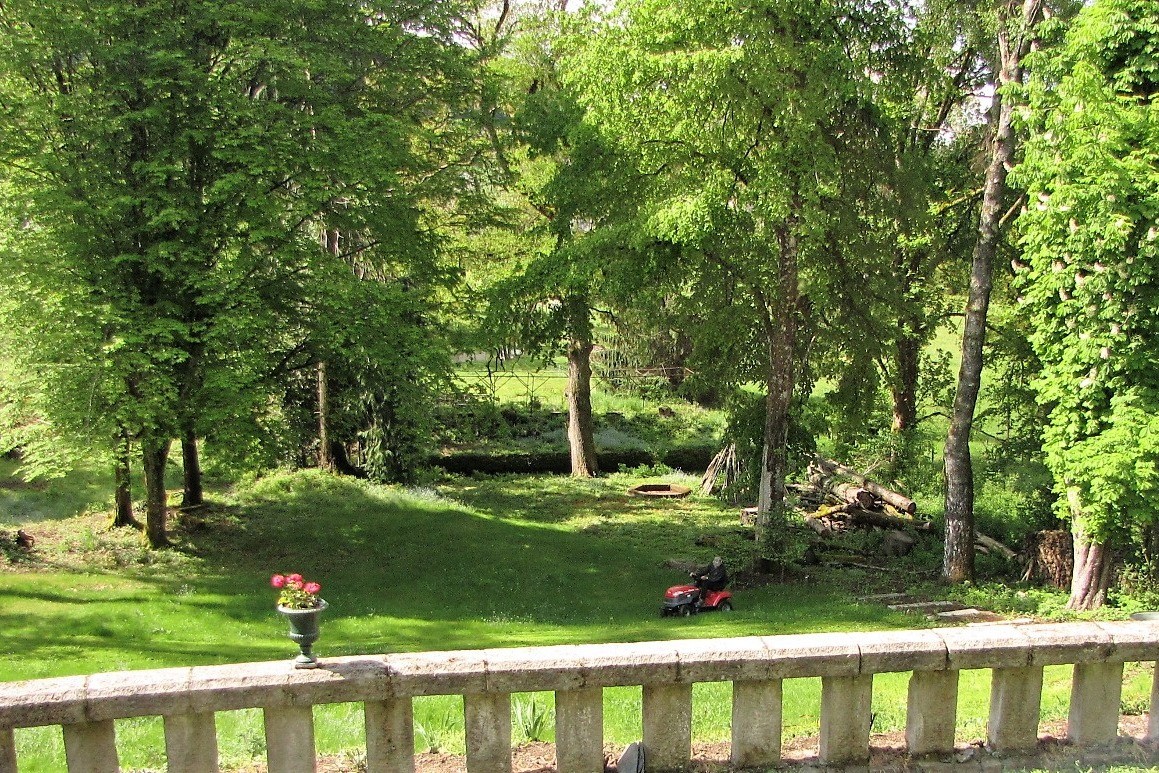 parc vu de la terrasse