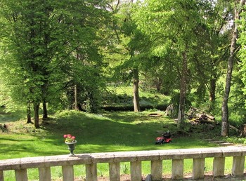 parc vu de la terrasse
