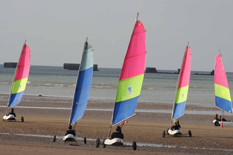 Char à voile Asnelles