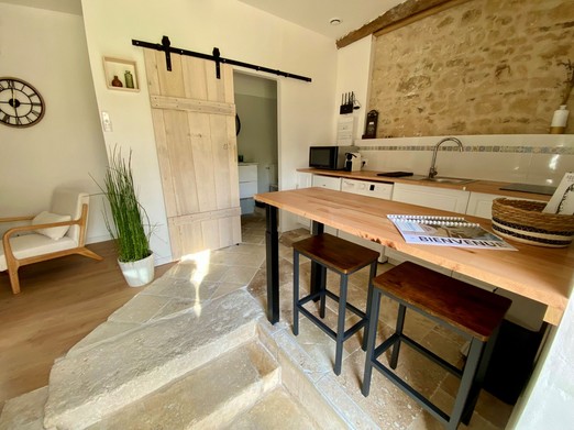 Studio Faustine pour 2 personnes "La Chauvinière" avec une grande terrasse à Tonnay Charente en Charente maritime