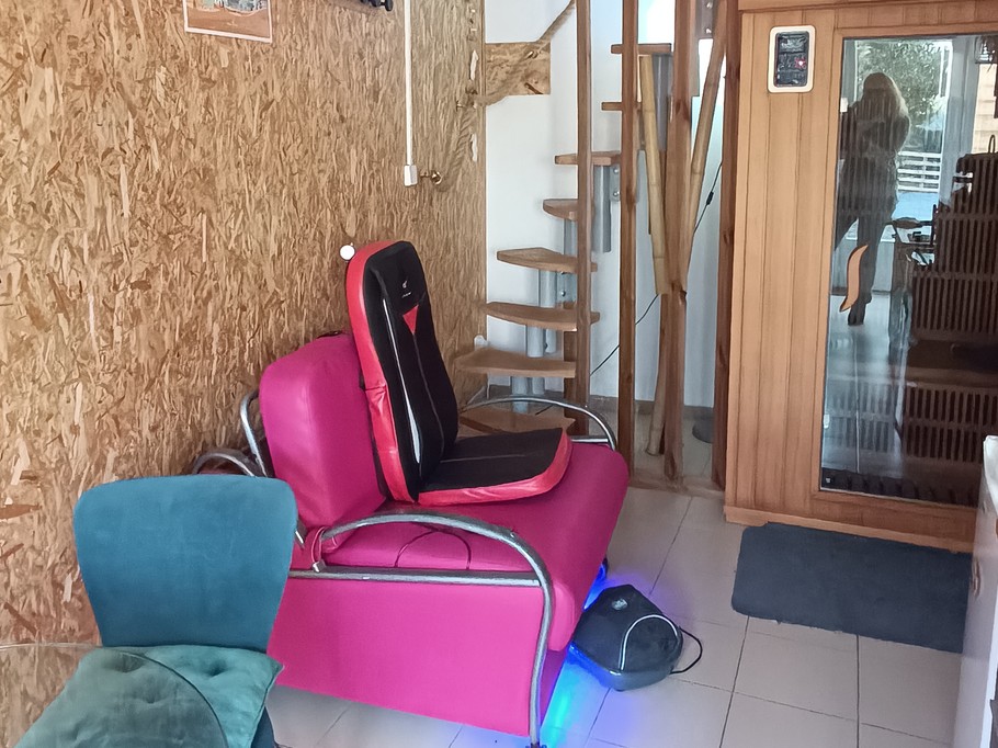 Fauteuil de massage et pressothérapie des piedst