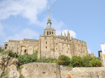L'Abbaye du Mont Saint-Michel, classée au patrimoine mondiale de l'UNESCO