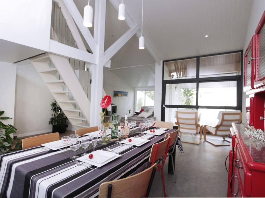 Pièce de vie de la Villa Land-Zee près de Royan