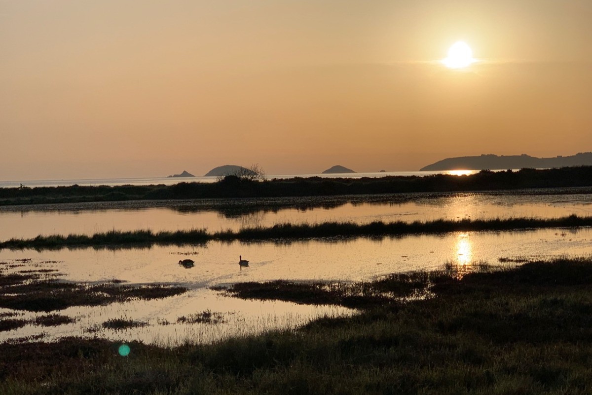 "Le coin perdu", le soleil se lève du côté de l'abbaye de Beauport
