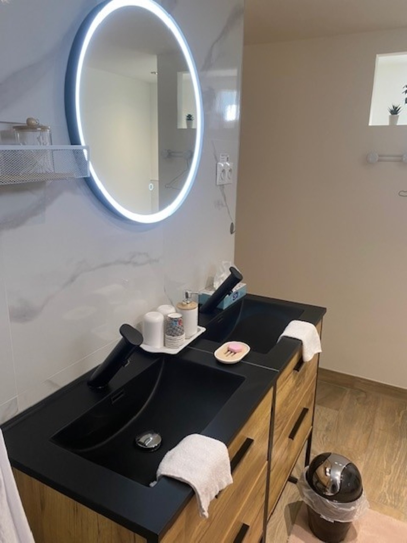 Salle d'eau double vasque