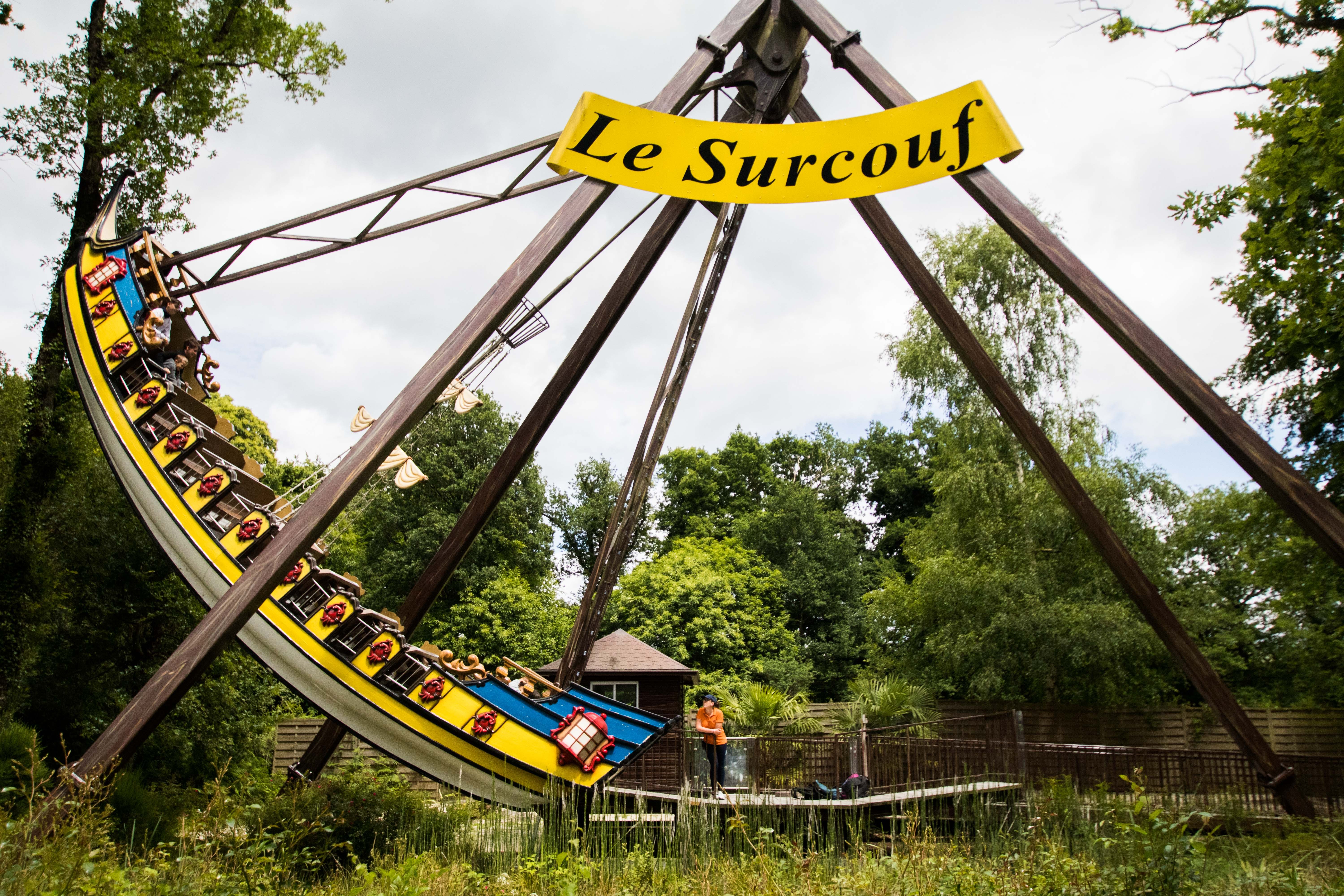Attraction "Le Sucourf" au parc de loisir et aquatique Cobac Parc, à 1 km en voiture de la location