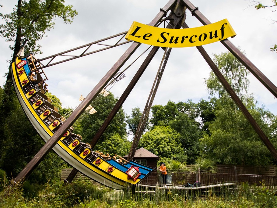 Attraction "Le Sucourf" au parc de loisir et aquatique Cobac Parc, à 1 km en voiture de la location