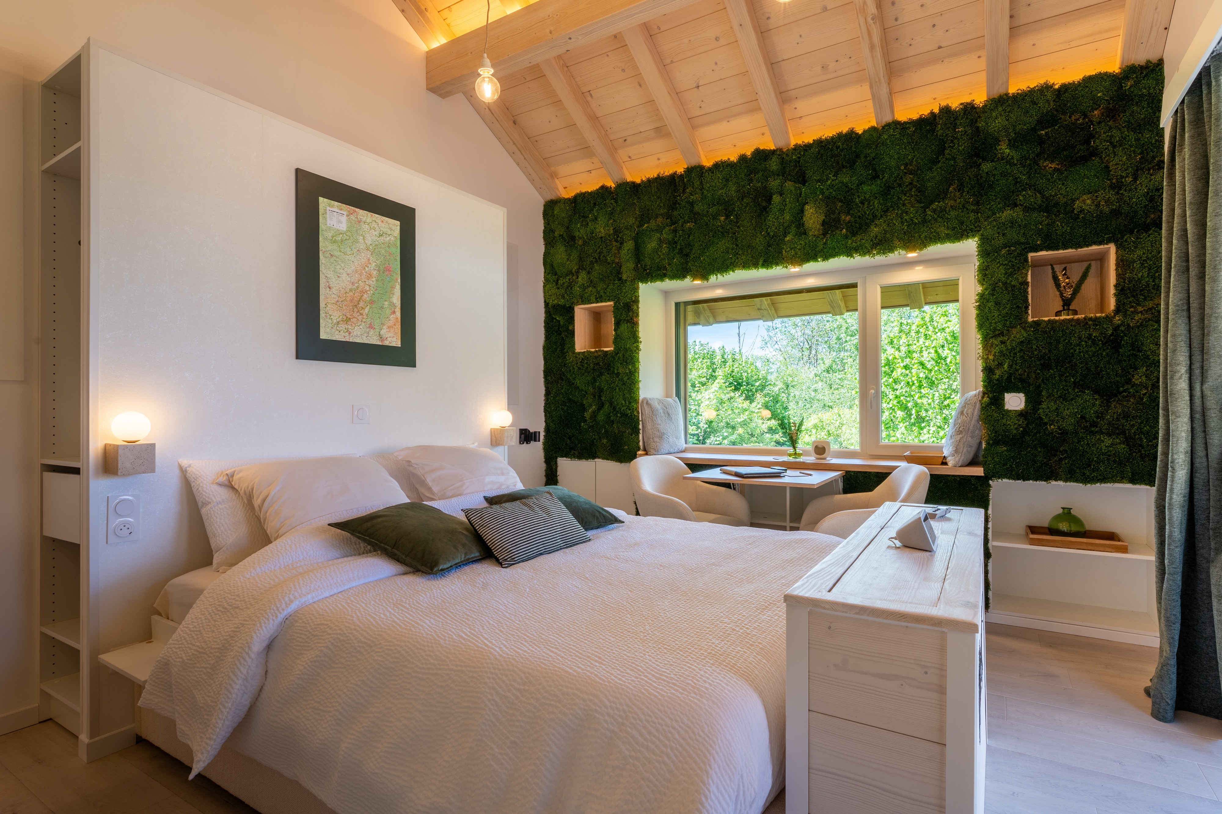 Scandi'Green living room - Domaine Epic Chalets