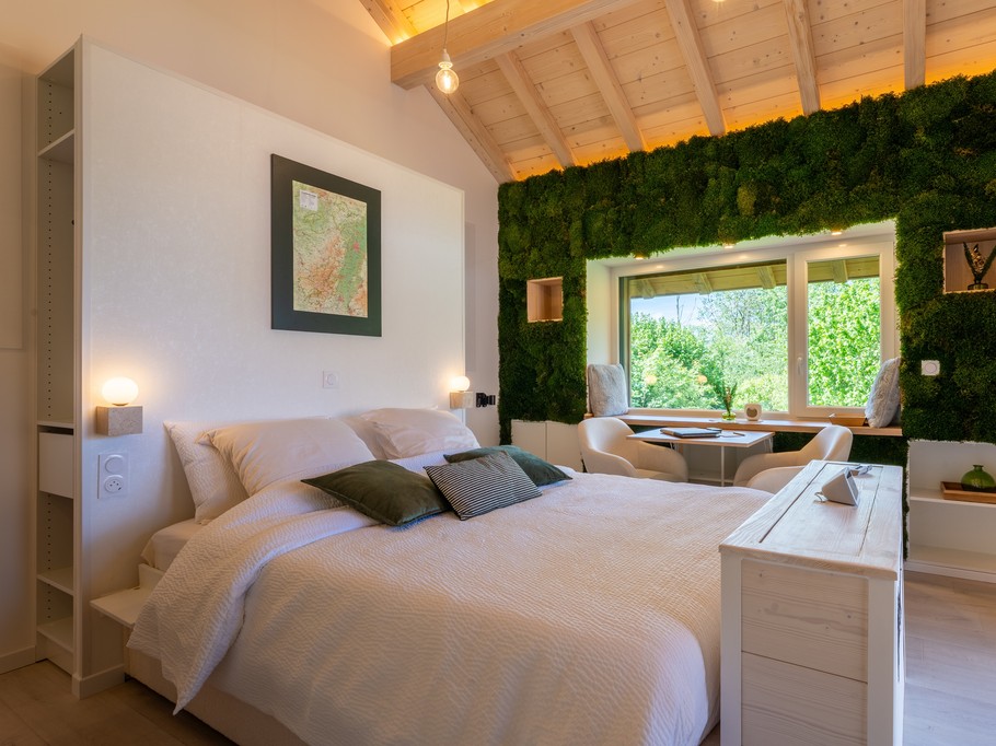 Scandi'Green living room - Domaine Epic Chalets