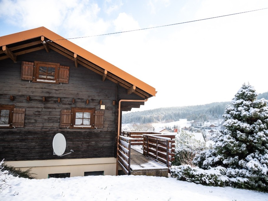 vue sur les massifs - Chalet les Ecureuils