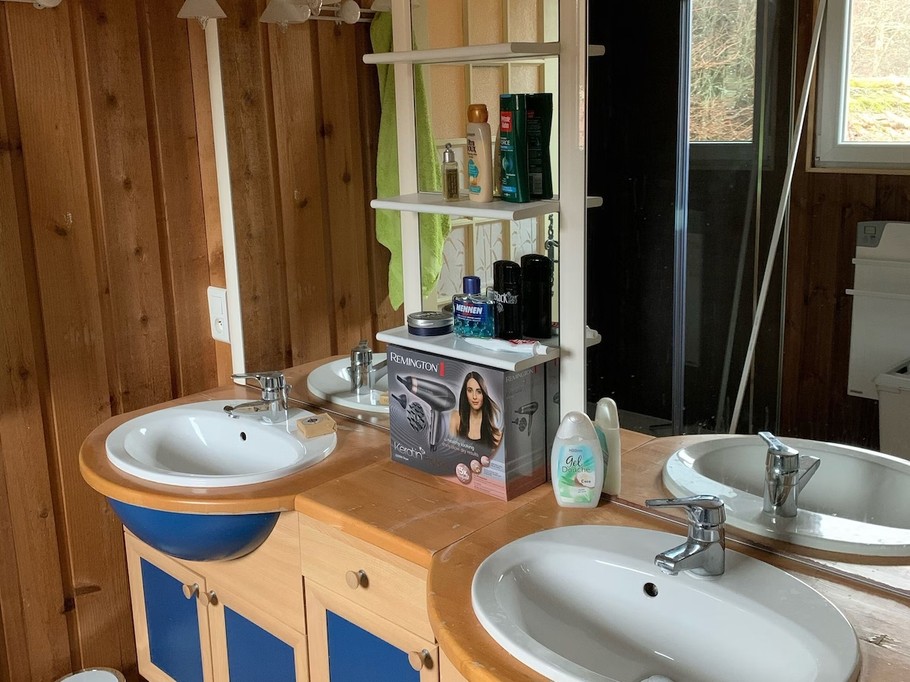 Salle d'eau - Gîte Le Petit Canada à Rupt-sur-Moselle