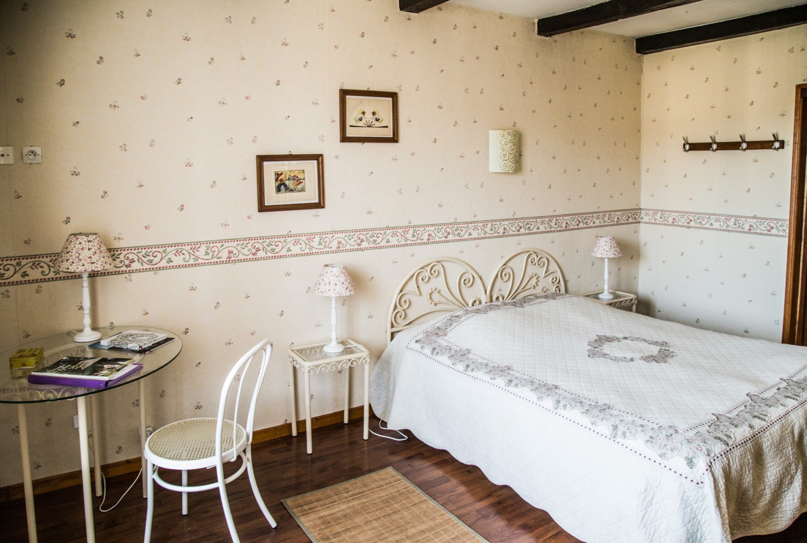 Chambre 1, lit 160 - Chambre d'hôtes l'An 12 - Suite Floréal