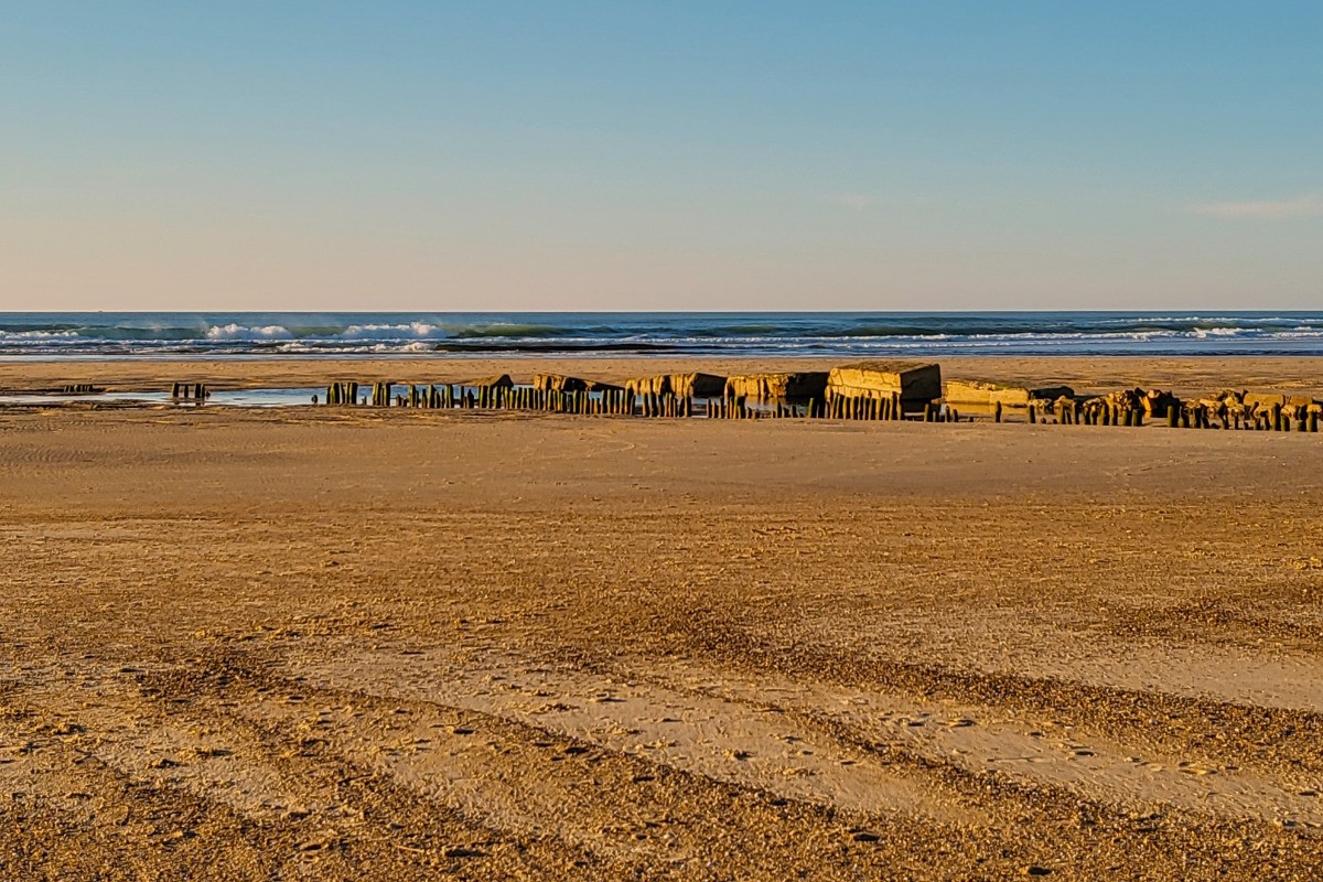 Plage de Moliets à proximité du courant d'Huchet