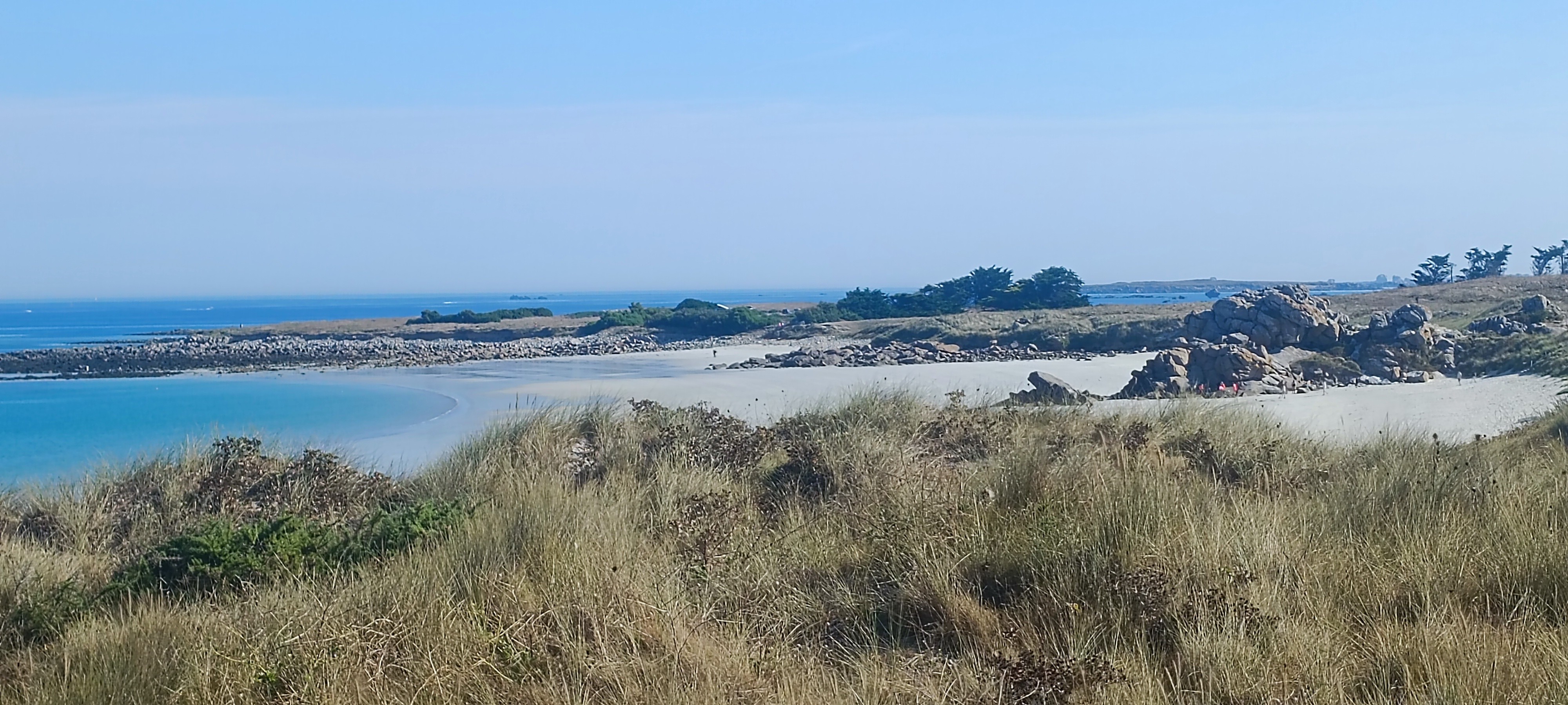 vue des plages de ploudalmezeau
