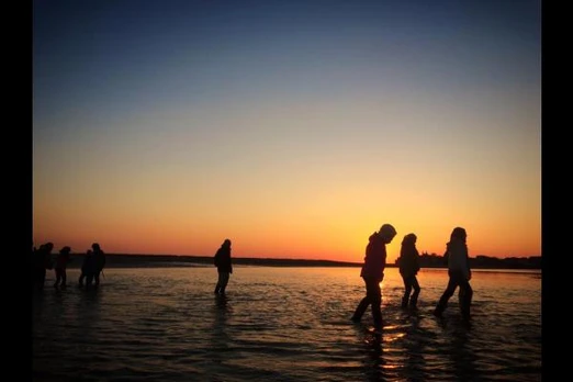 Randonneurs en Baie de Somme