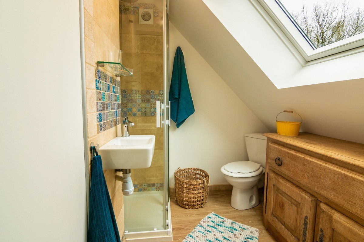 Salle de bain à l'étage
