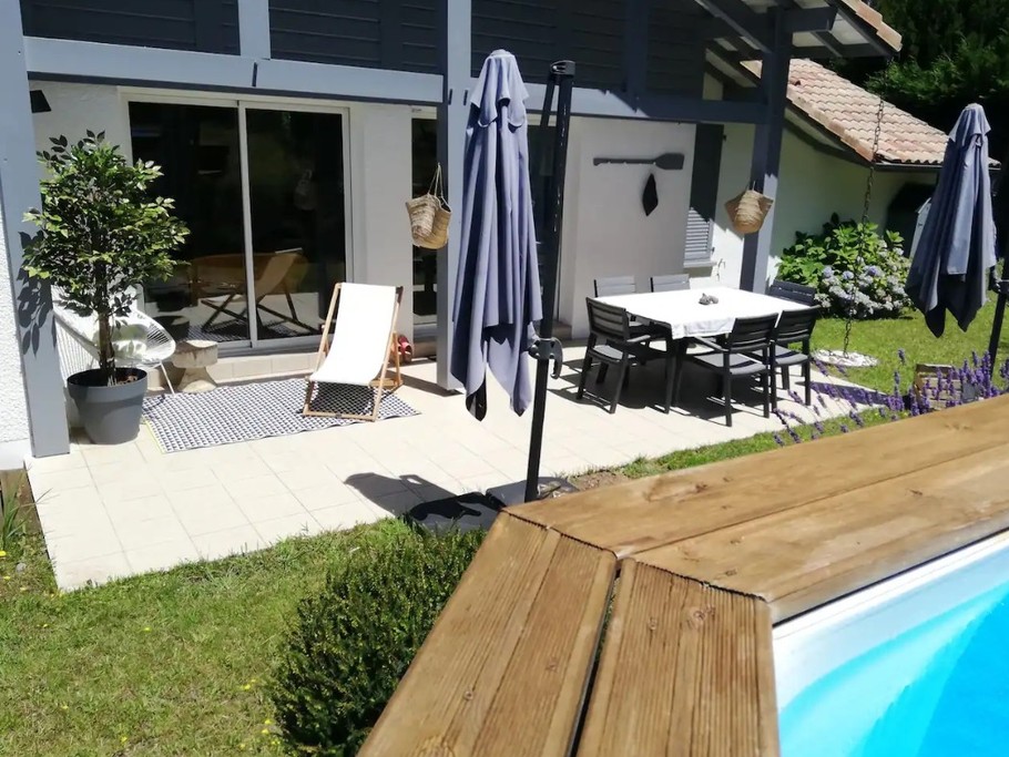 Jardin - Calme - Terrasse - Bois - Détente - Yoga - La Pinède Guesthouse - Gîte - Vielle-Saint-Girons - Landes - Crédit photo : Céline