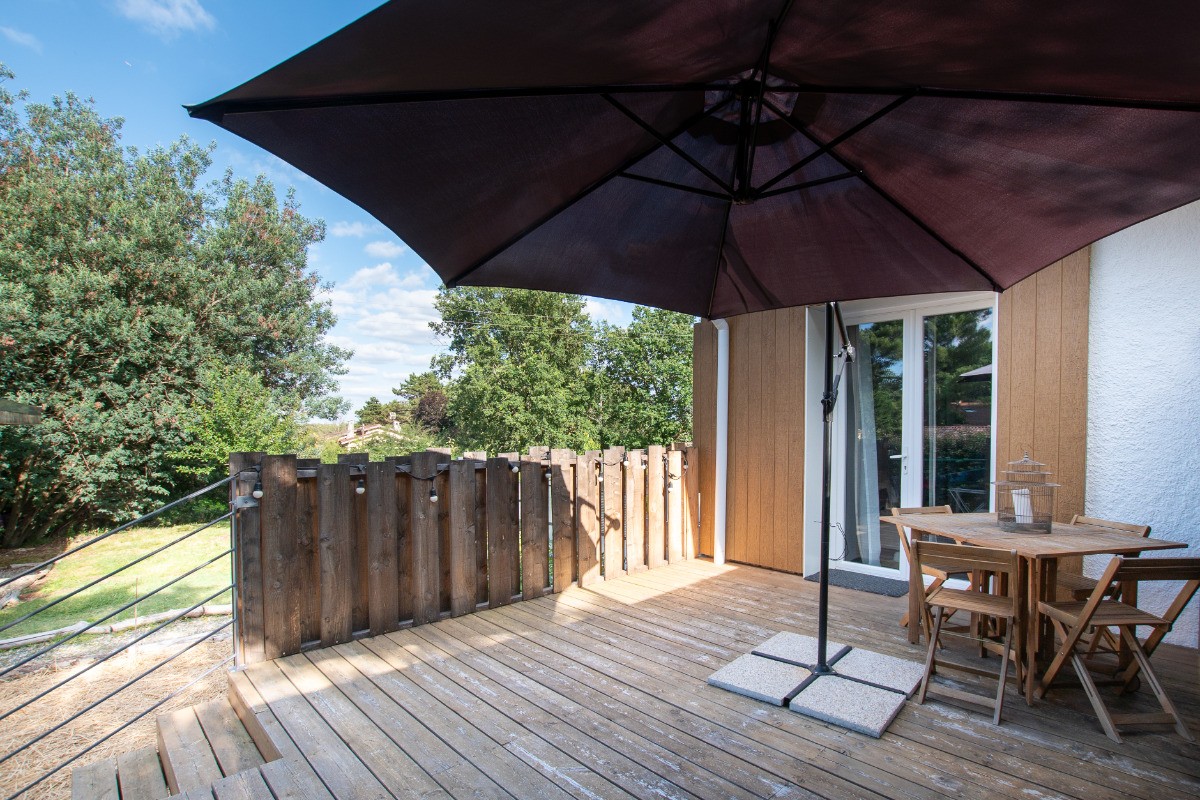 La terrasse du gîte Bouconne