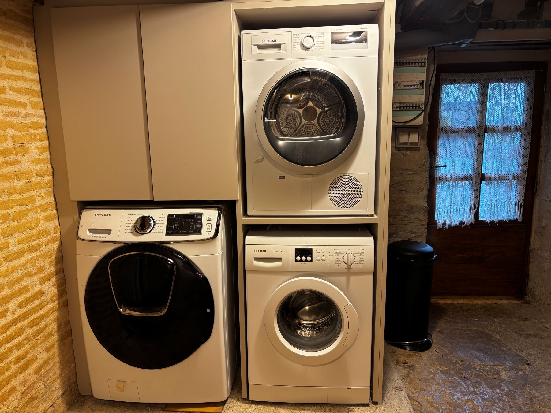 Household washing machines