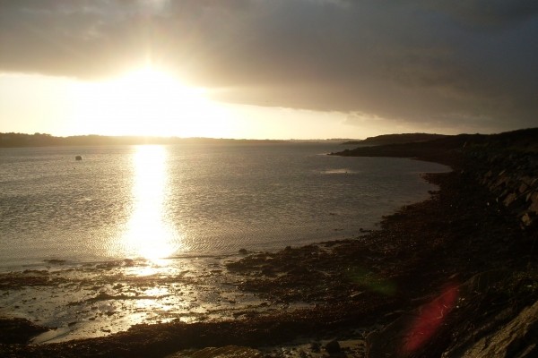 COUCHER DE SOLEIL à la plage