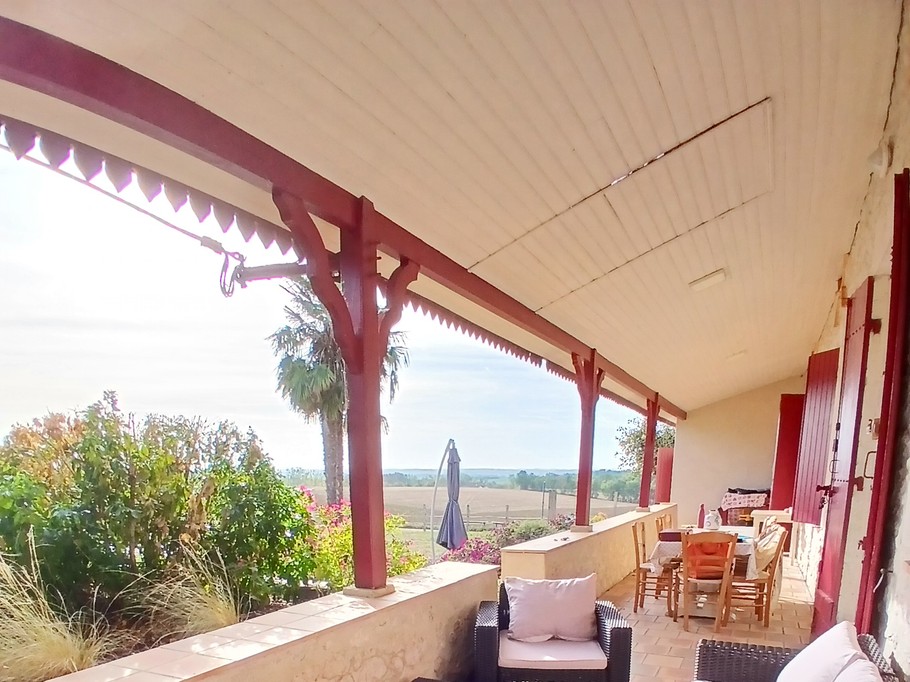 Maison de campagne 8 personnes avec piscine - Saint-Jean-de-Duras